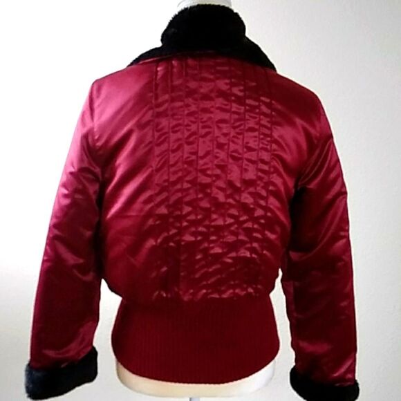 Star City Women Jacket Burgundy Size M - Picture 11 of 16